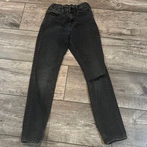 Old navy built- in flex black jeans